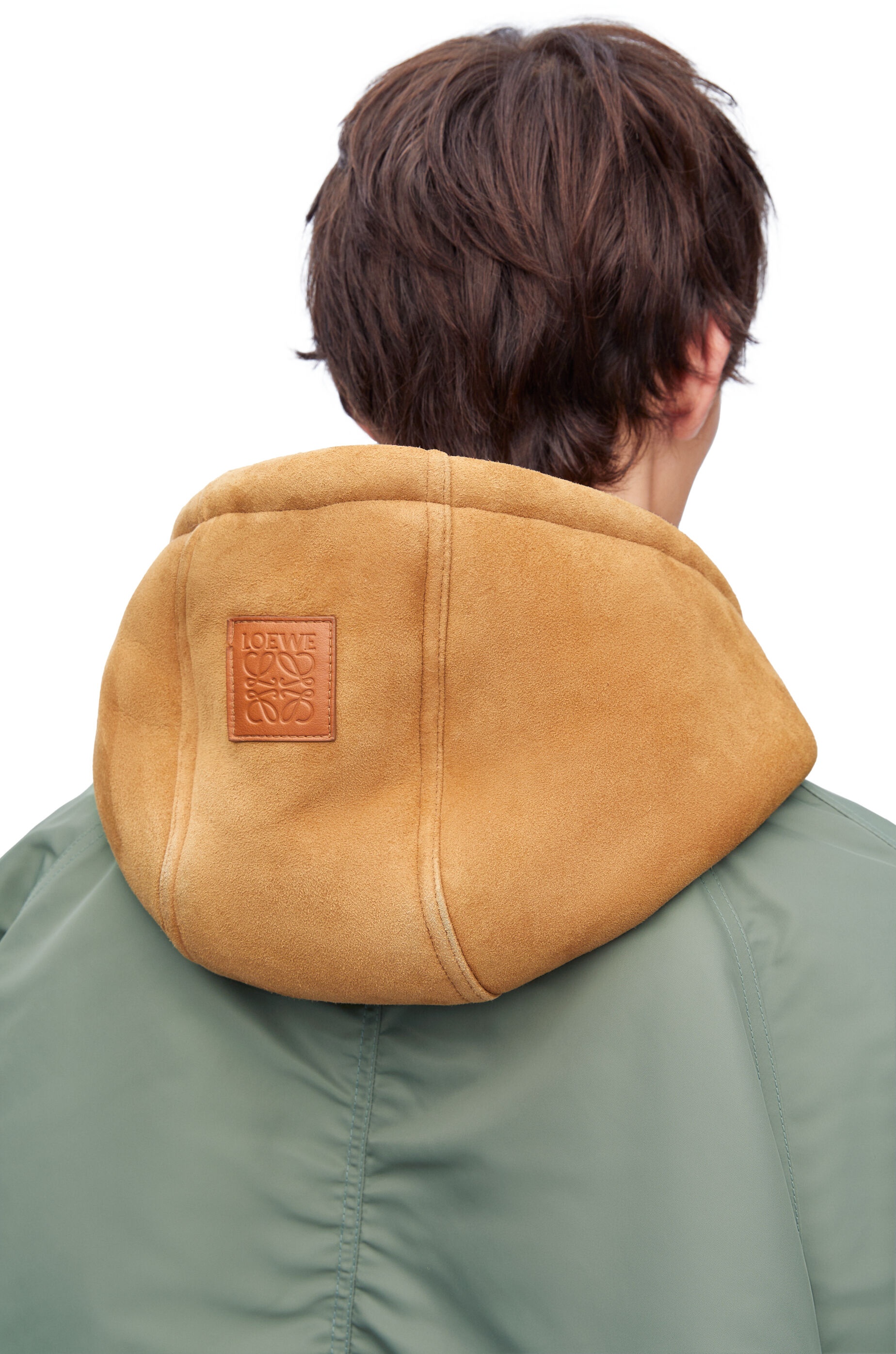 Hooded bomber jacket in nylon - 5