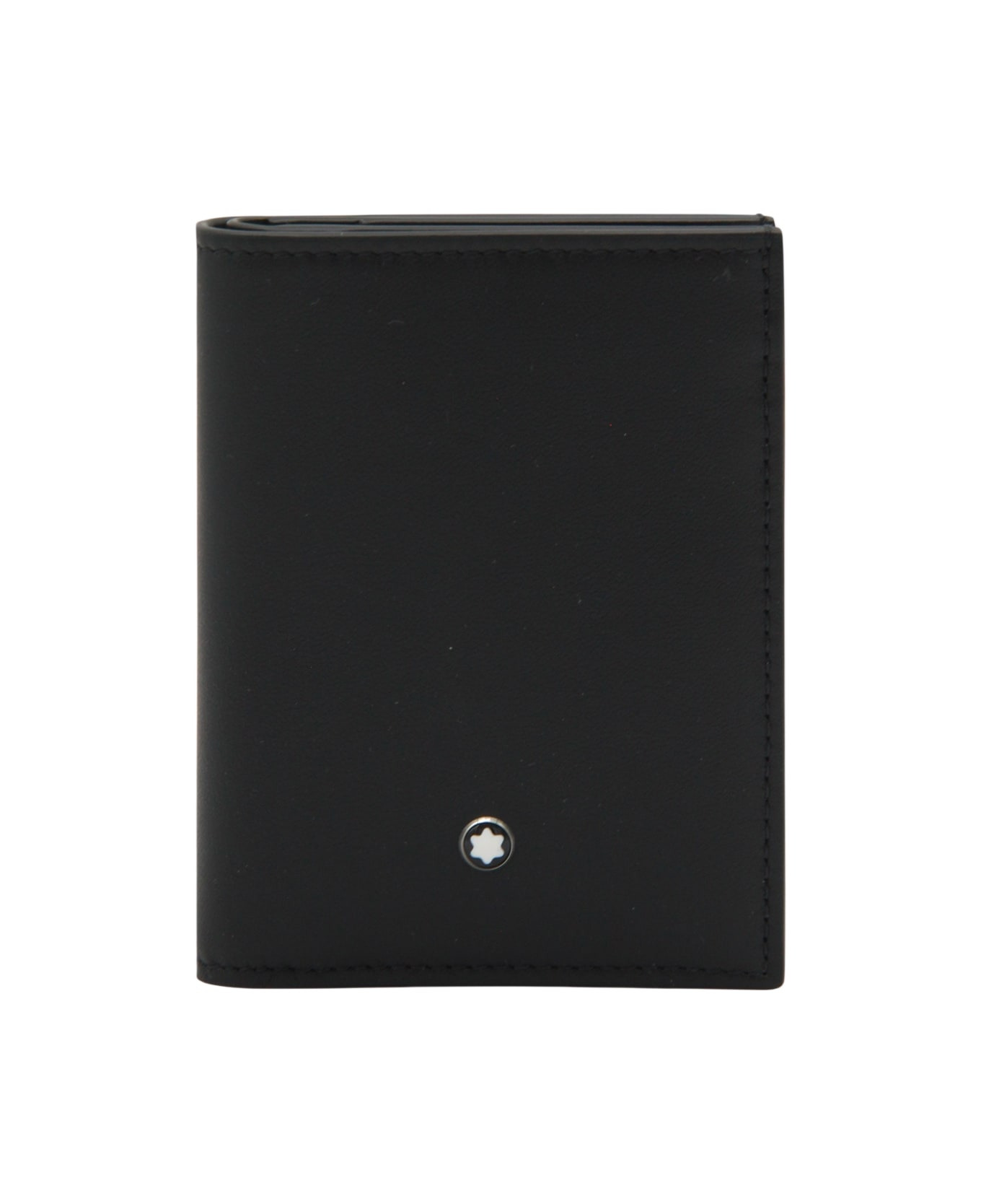 Black Leather Card Holder - 1