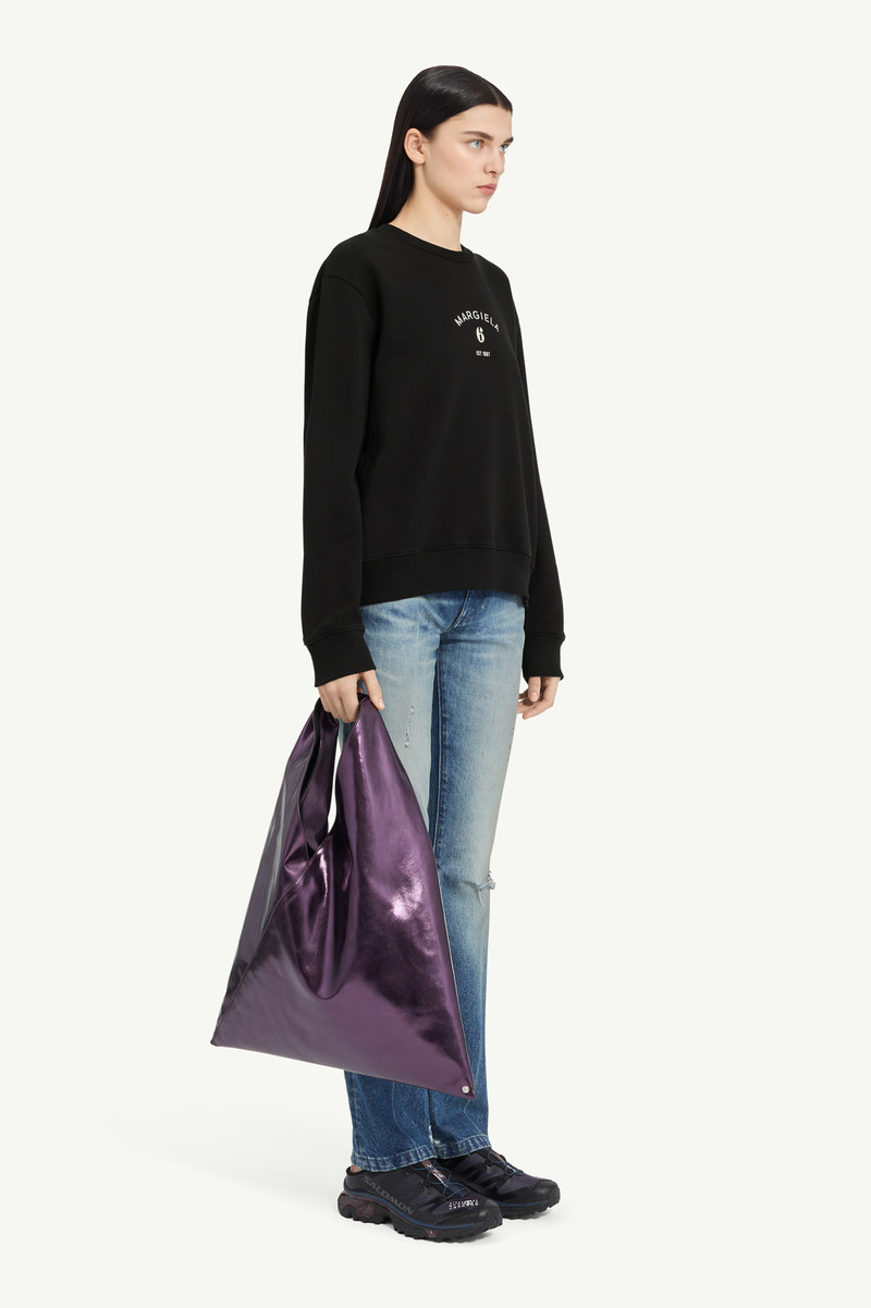 MM6 Maison Margiela Signature Jersey Sweatshirt outlook
