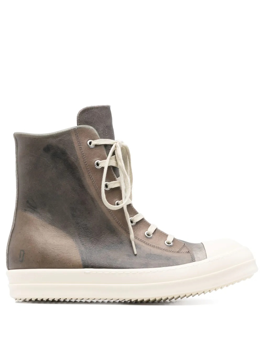 RICK OWENS - Men Transparent Leather Sneakers - 1