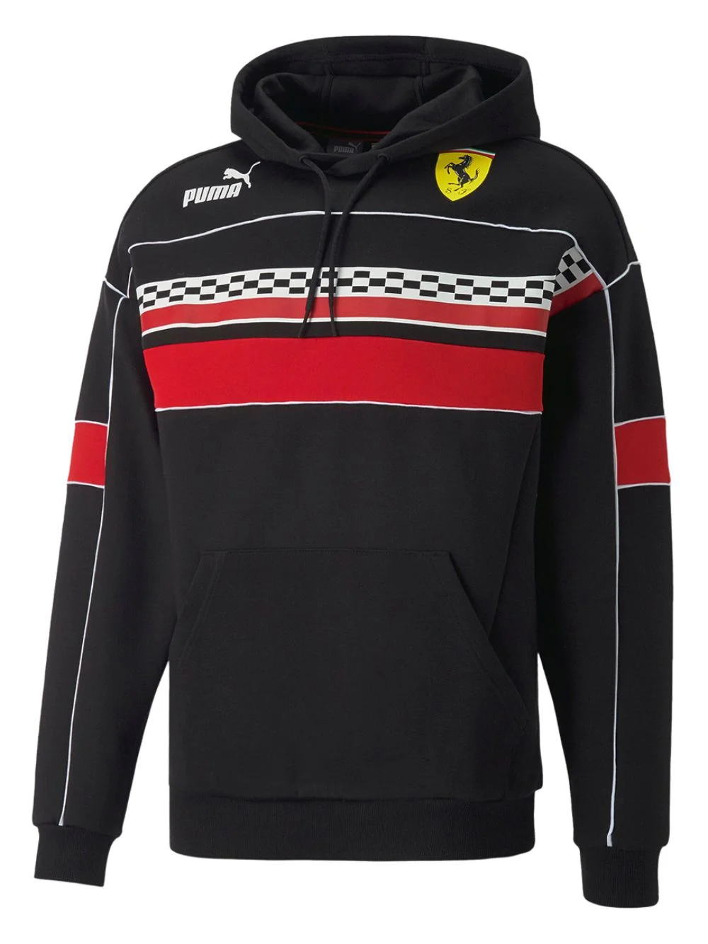 logo-print hoodie - 1