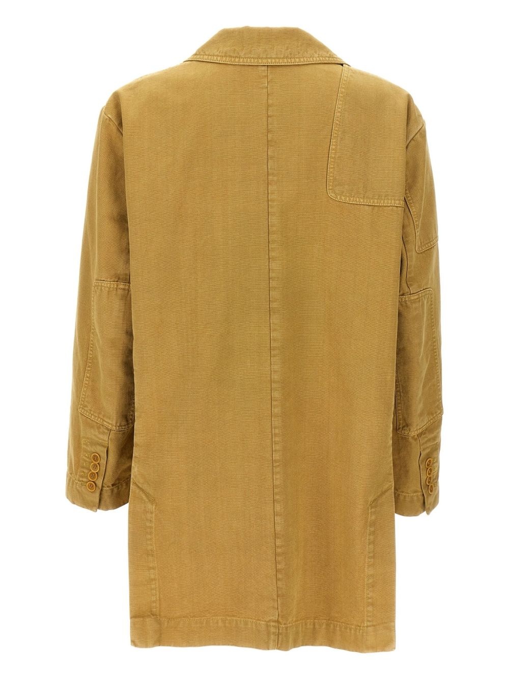 【関税込み】max mara 'Dizzy' blazer Dizzy oversized cotton canvas blazer in yellow - Max Mara
