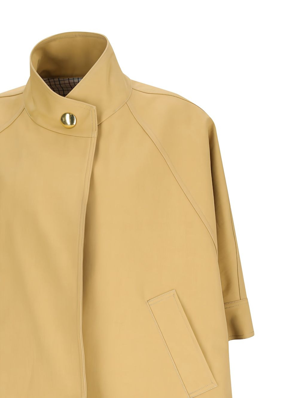 Nat short-sleeve button trench coat - 3