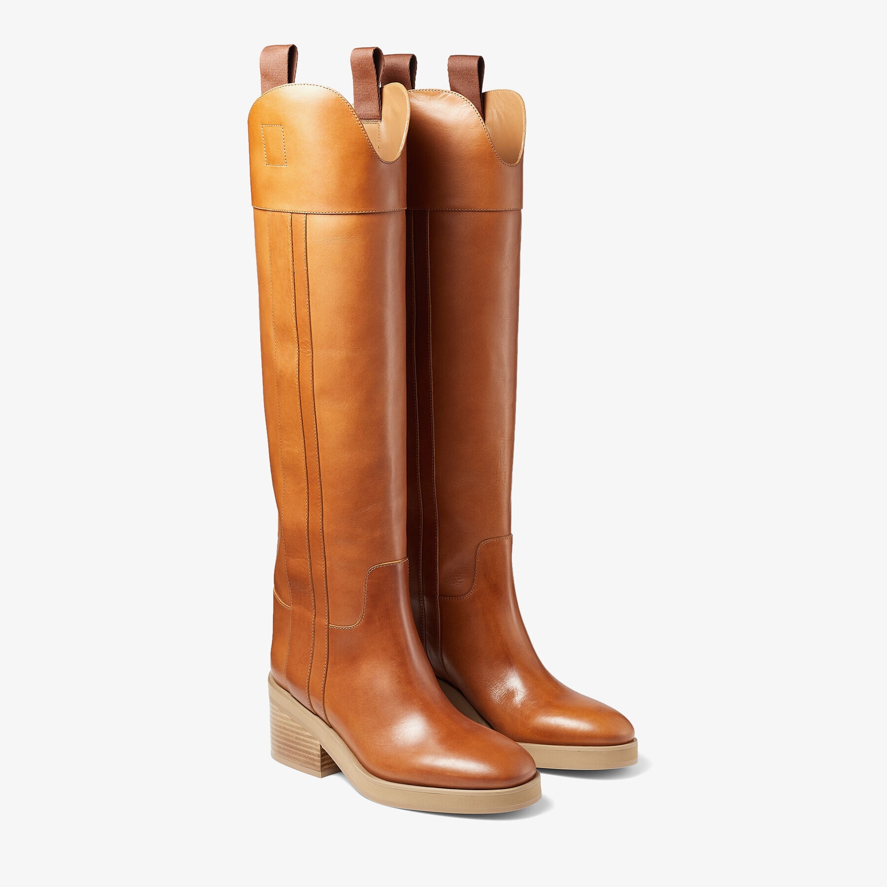 Tonya 70
Cuoio Soft Vachetta Leather Knee-High Boots - 3