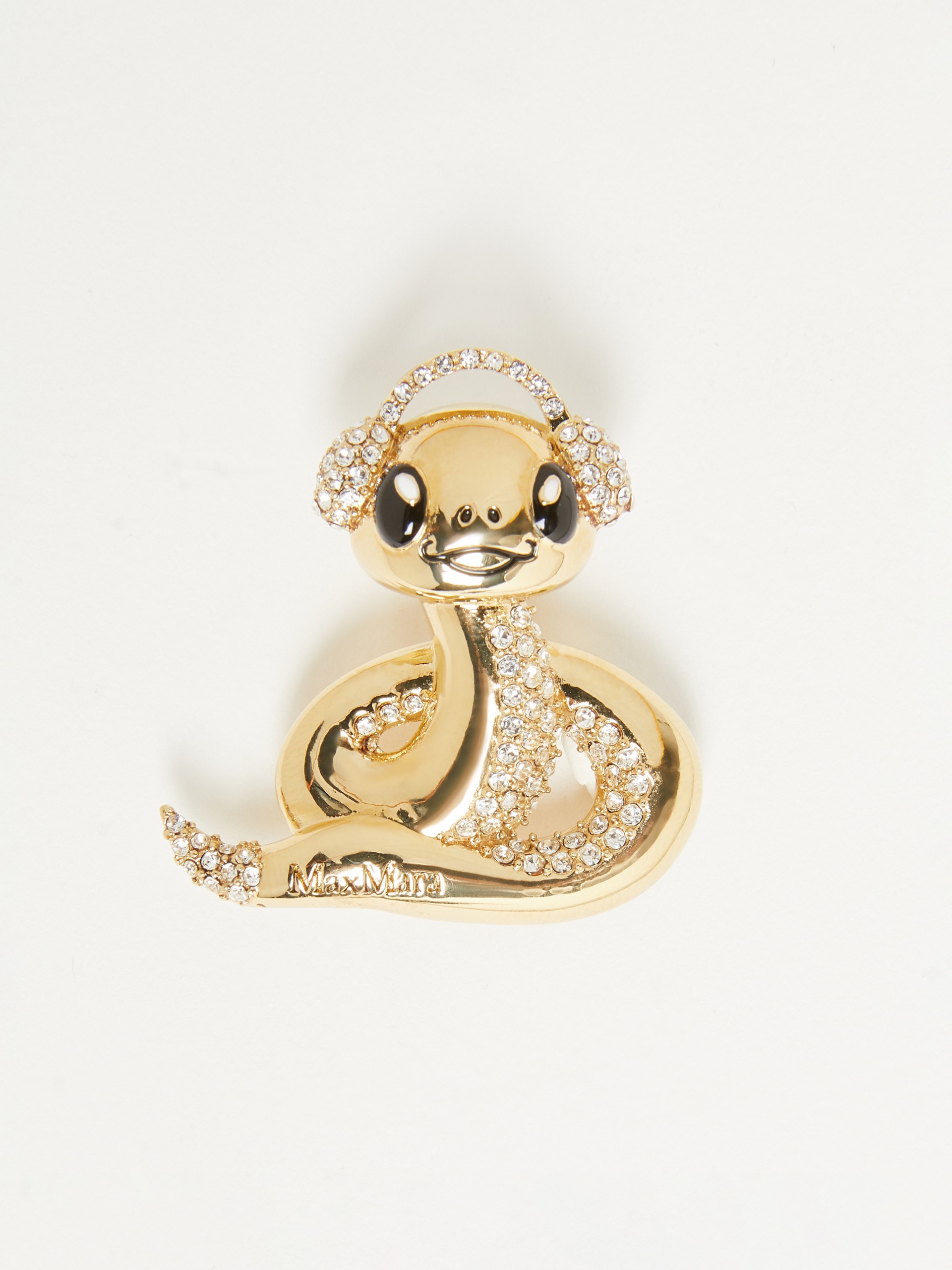 CNYPIN Metal and rhinestone brooch set - 1