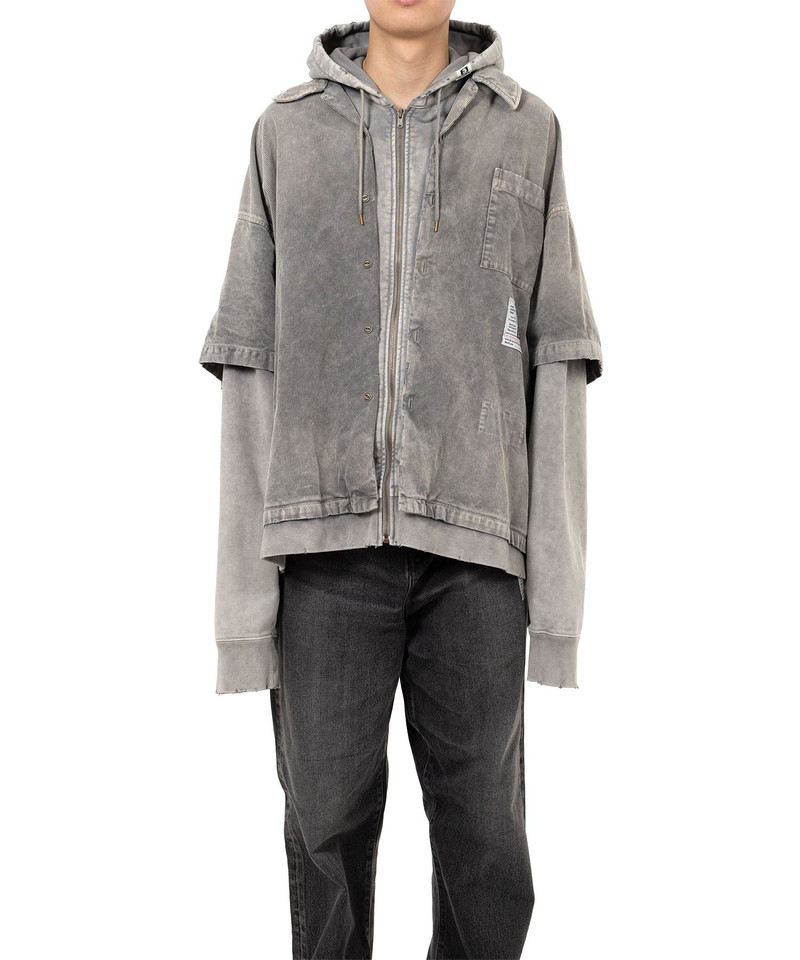 Maison MIHARAYASUHIRO Corduroy Hooded Layered Shirt outlook