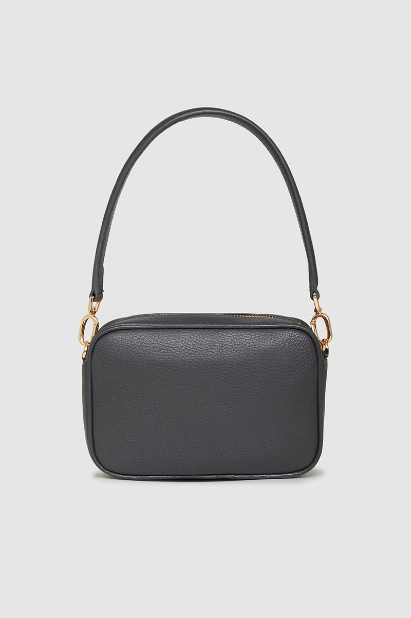 Lili Bag - Grey Pebbled 3