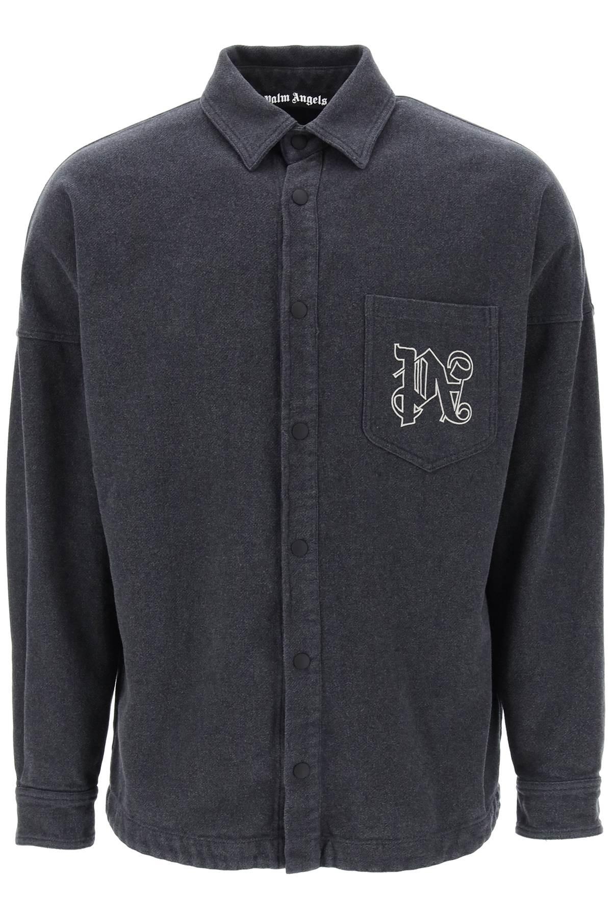 PA MONOGRAM FLANNEL OVERSHIRT - 1