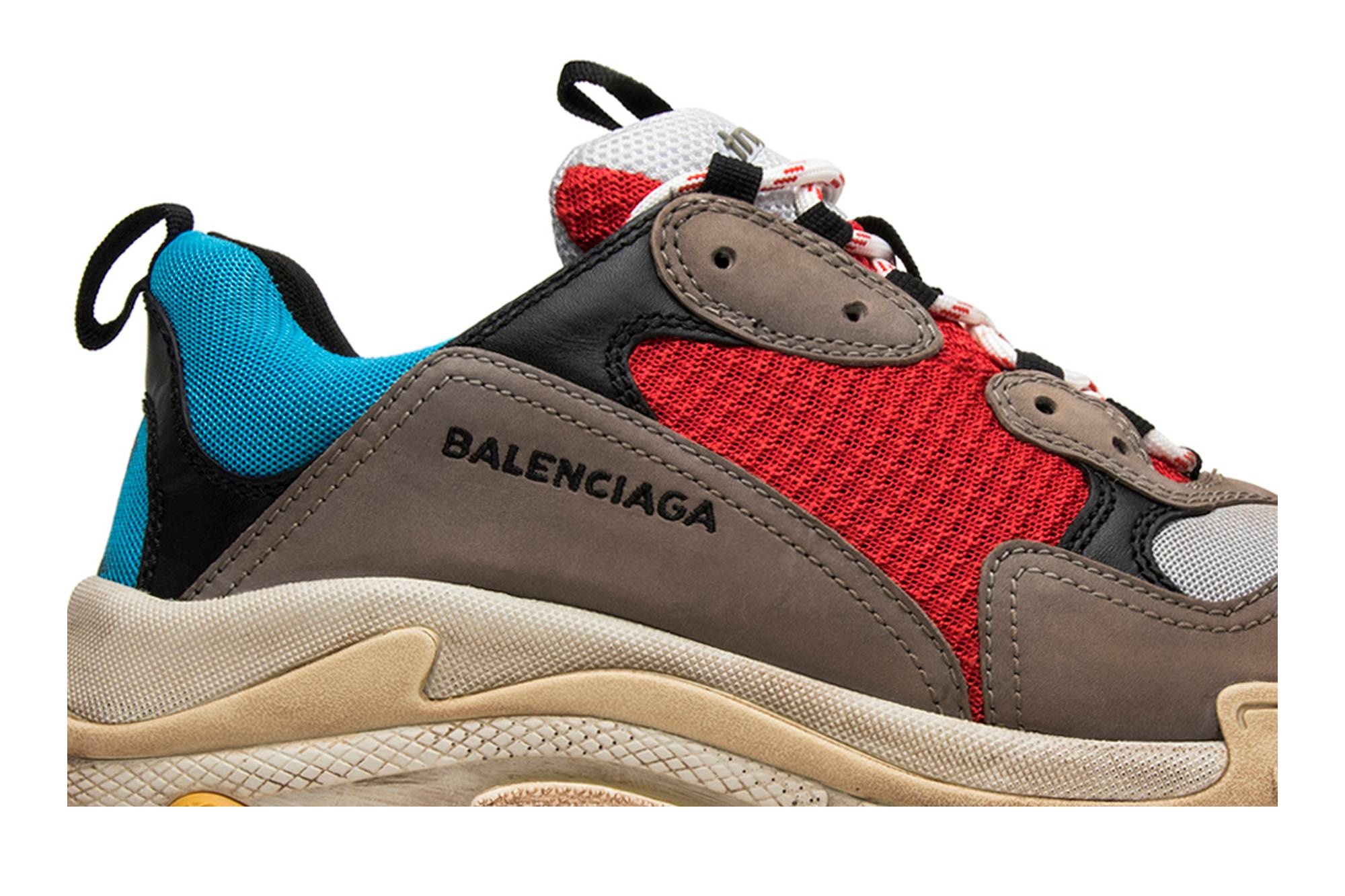 Balenciaga Triple S Sneaker 'Blue Red' 2018 - 2