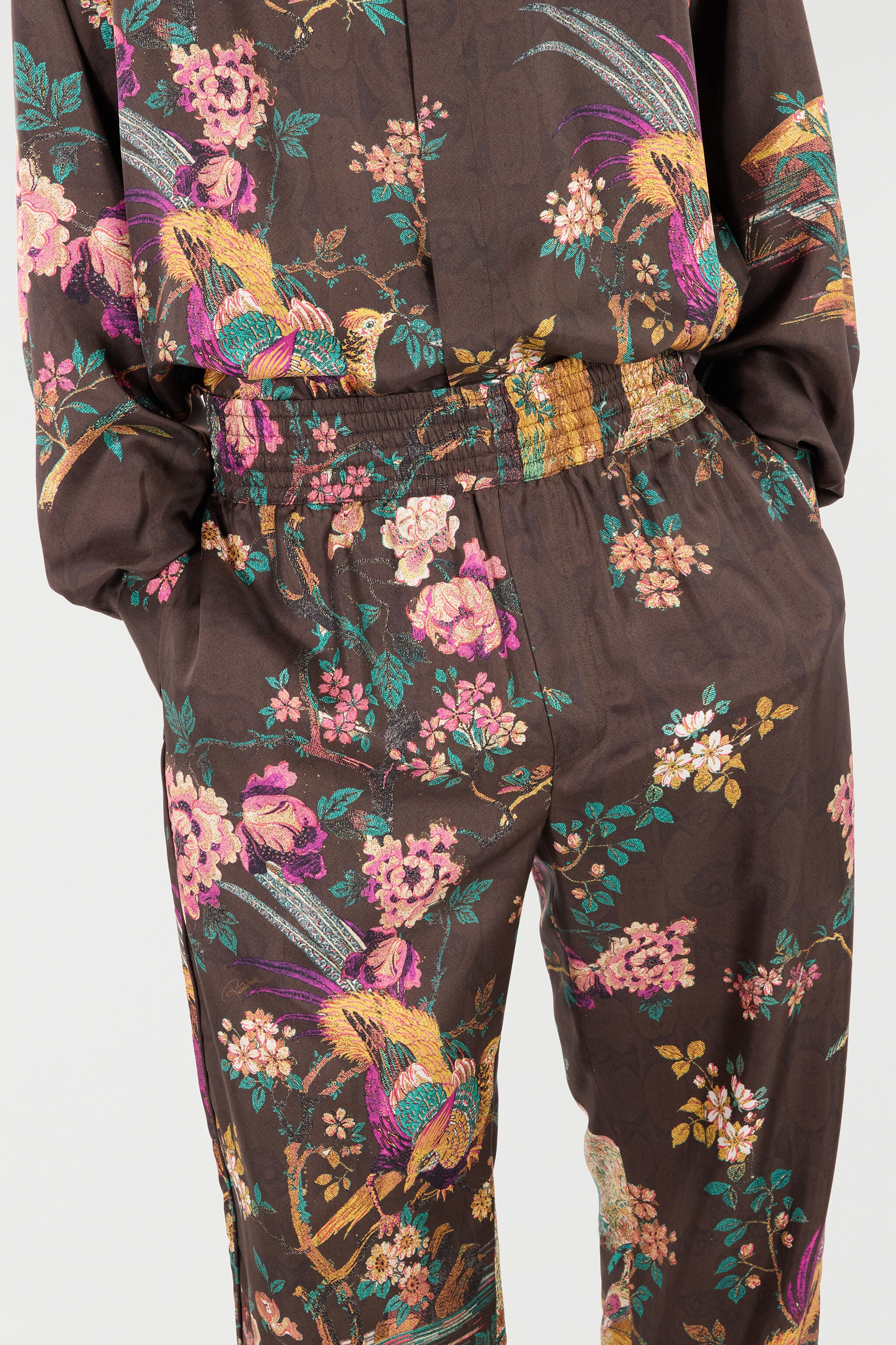 Silk Pants With Natural Landscape - 6