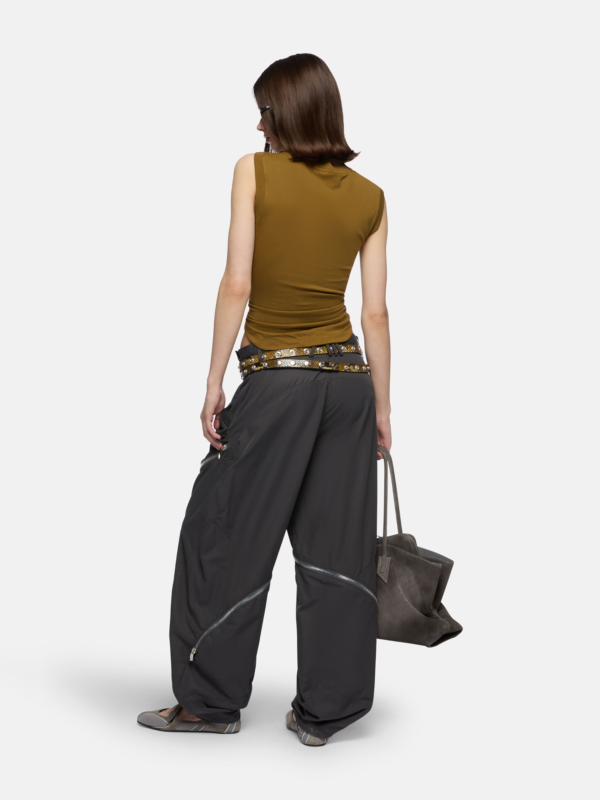 DARK GREY LONG PANT - 3