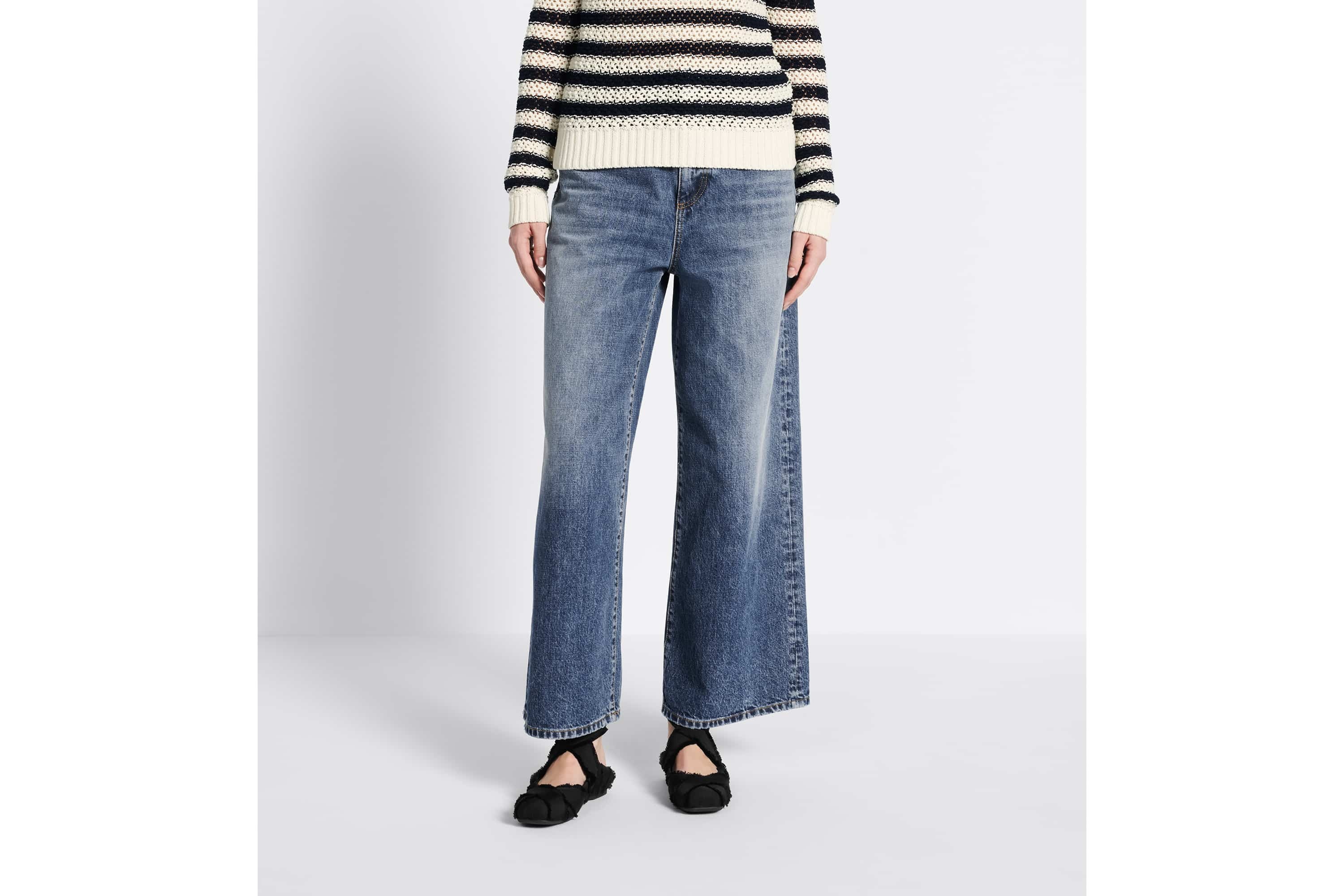 Dior 8 Flared Cropped Jeans, D07 - 6