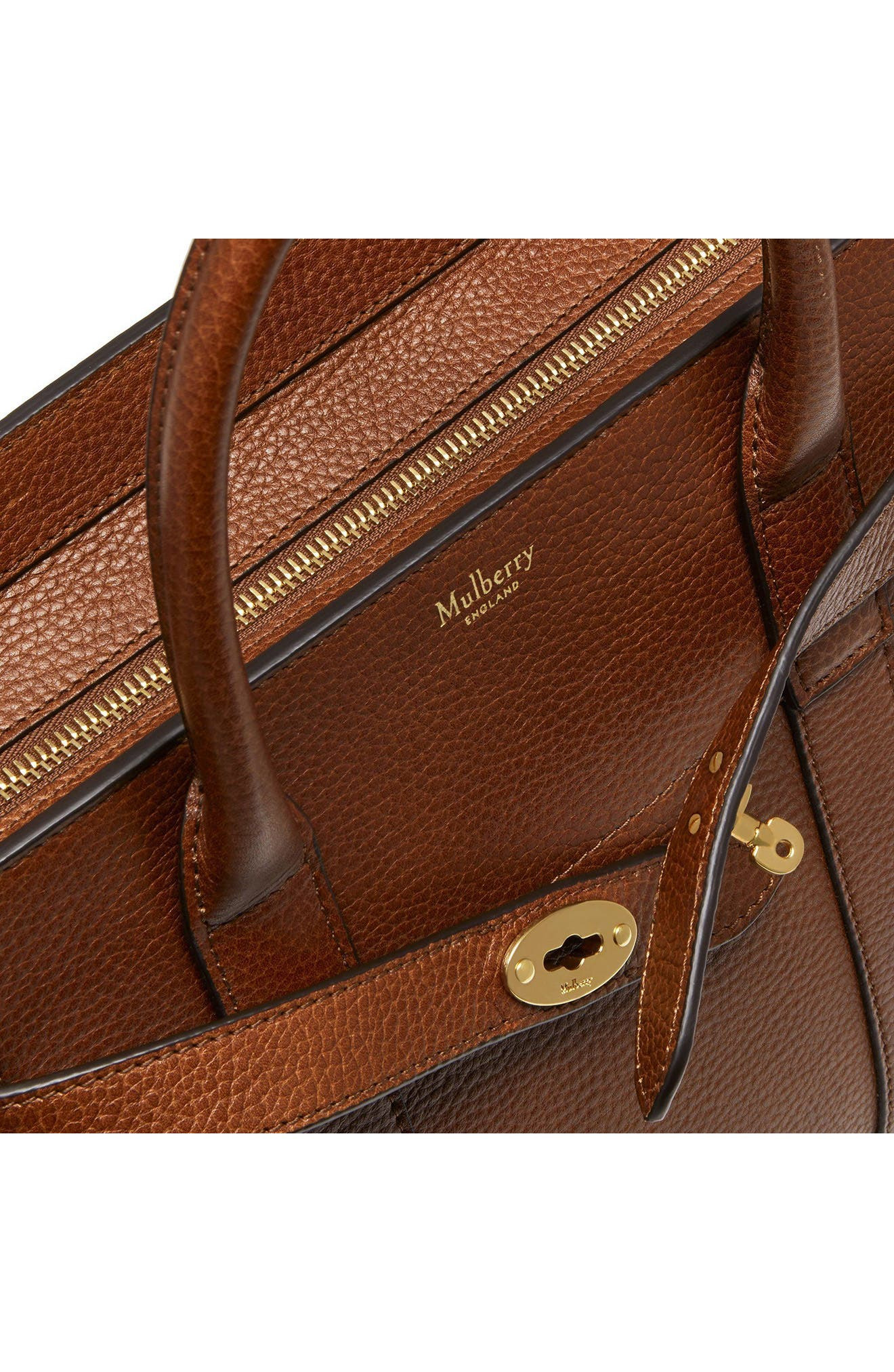 Small Zip Bayswater Leather Tote - 9