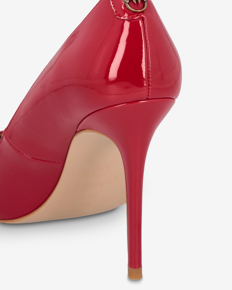 SHINY HEELED PUMPS 4