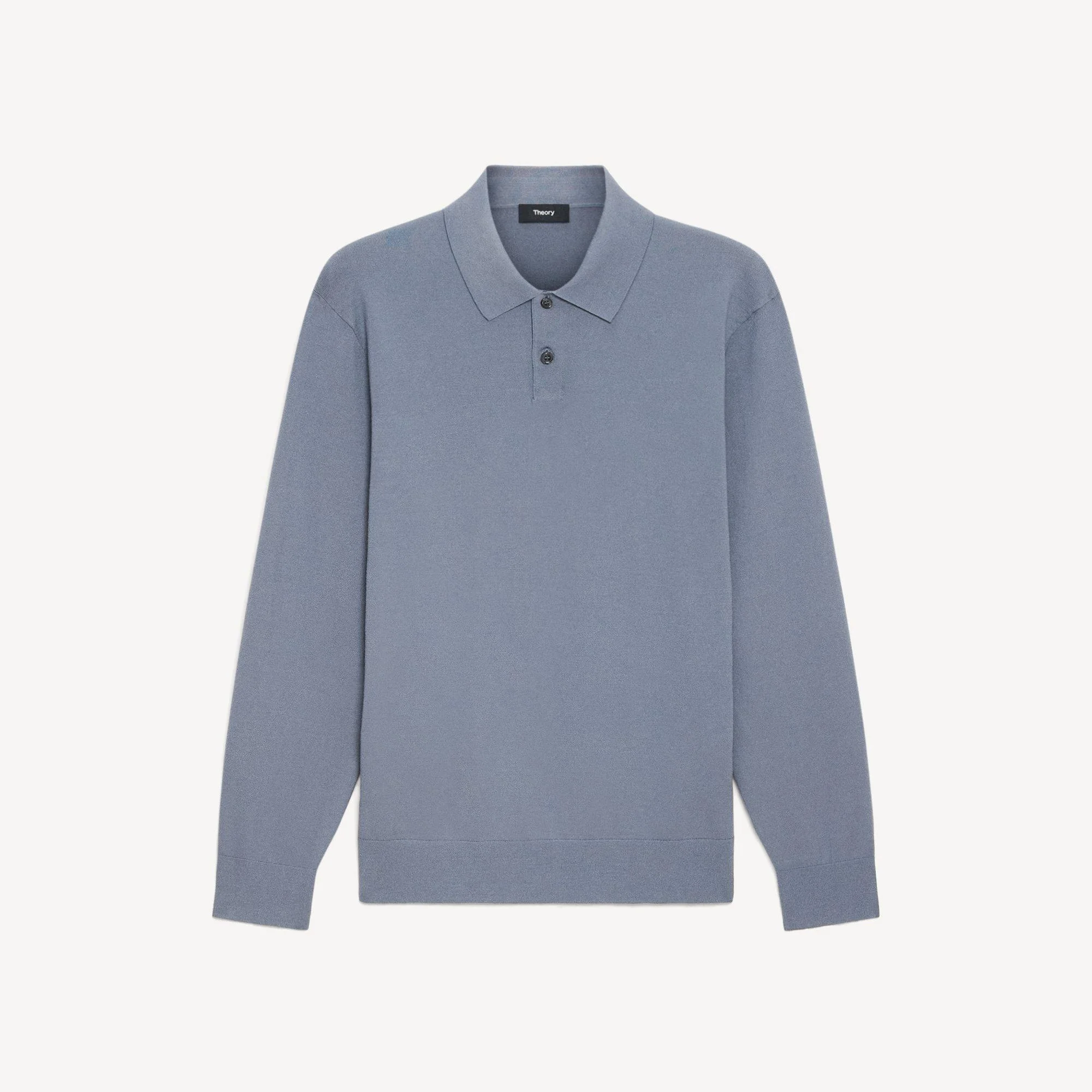 Goris Long-Sleeve Polo Shirt in Light Bilen - 1