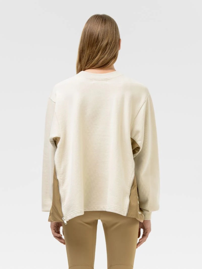 SIDE ZIP LOGO CREWNECK - 6