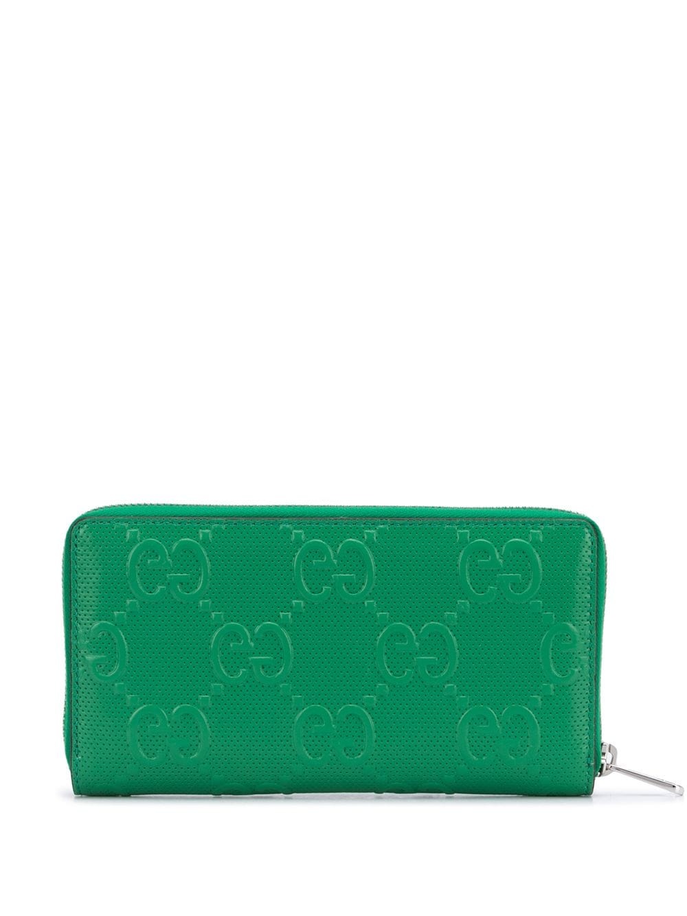 GG embossed zip purse - 2