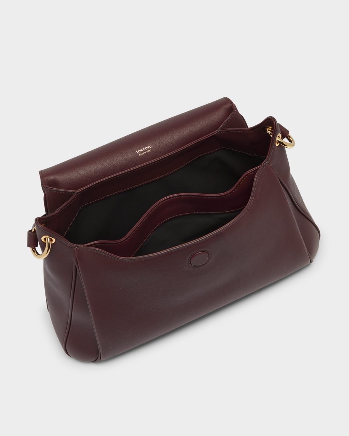 Tara Flap Shoulder Bag in Grain Leather - 4