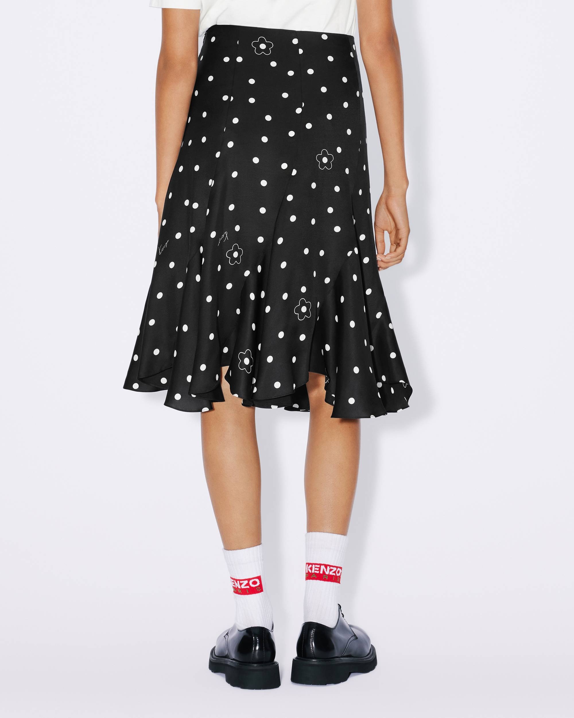 KENZO Flower Spot flared midi skirt - 5