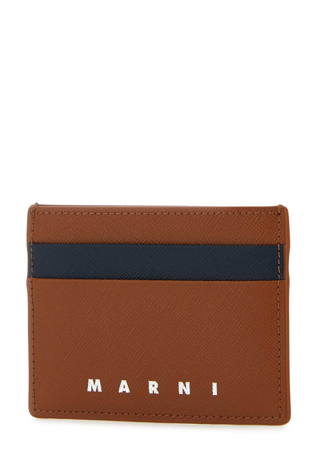 Marni Men Two-Tone Leather Cardholder - 2