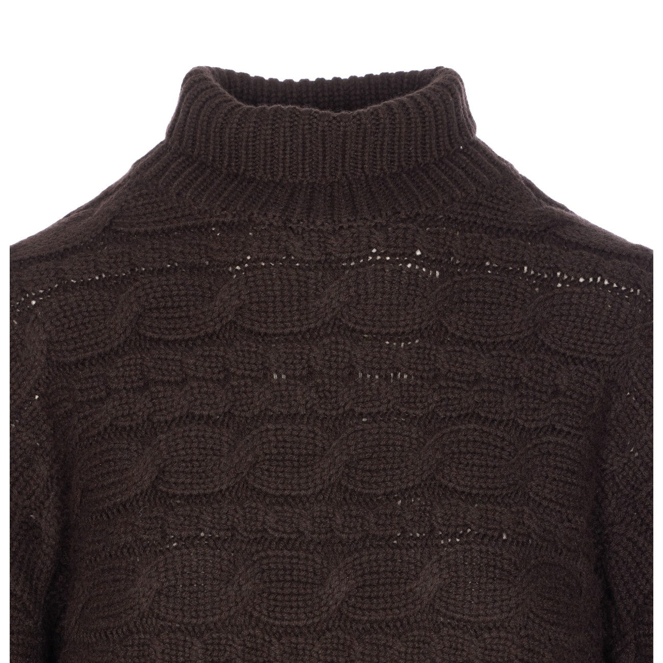 Guest In Residence Women Cropped Cable Turtleneck Sweater - 4