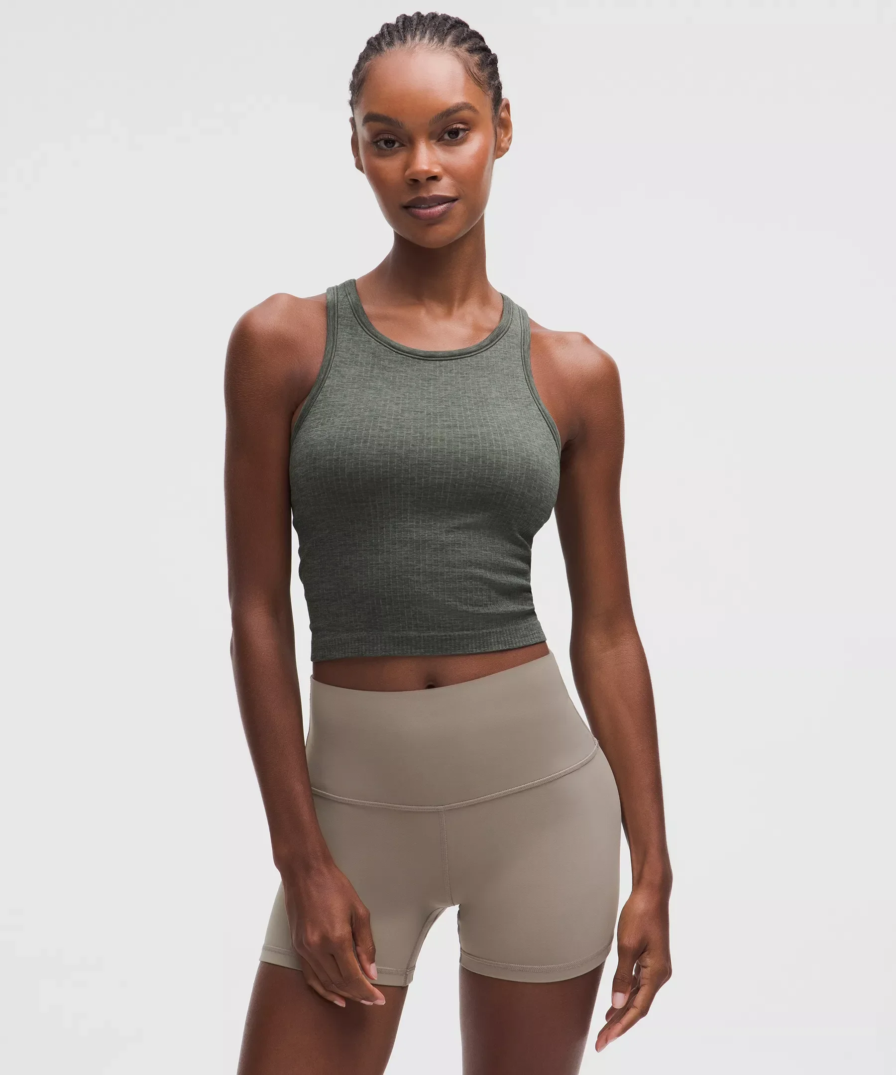 Ebb to Street Cropped Racerback Tank Top *Light Support, B/C Cup - 1