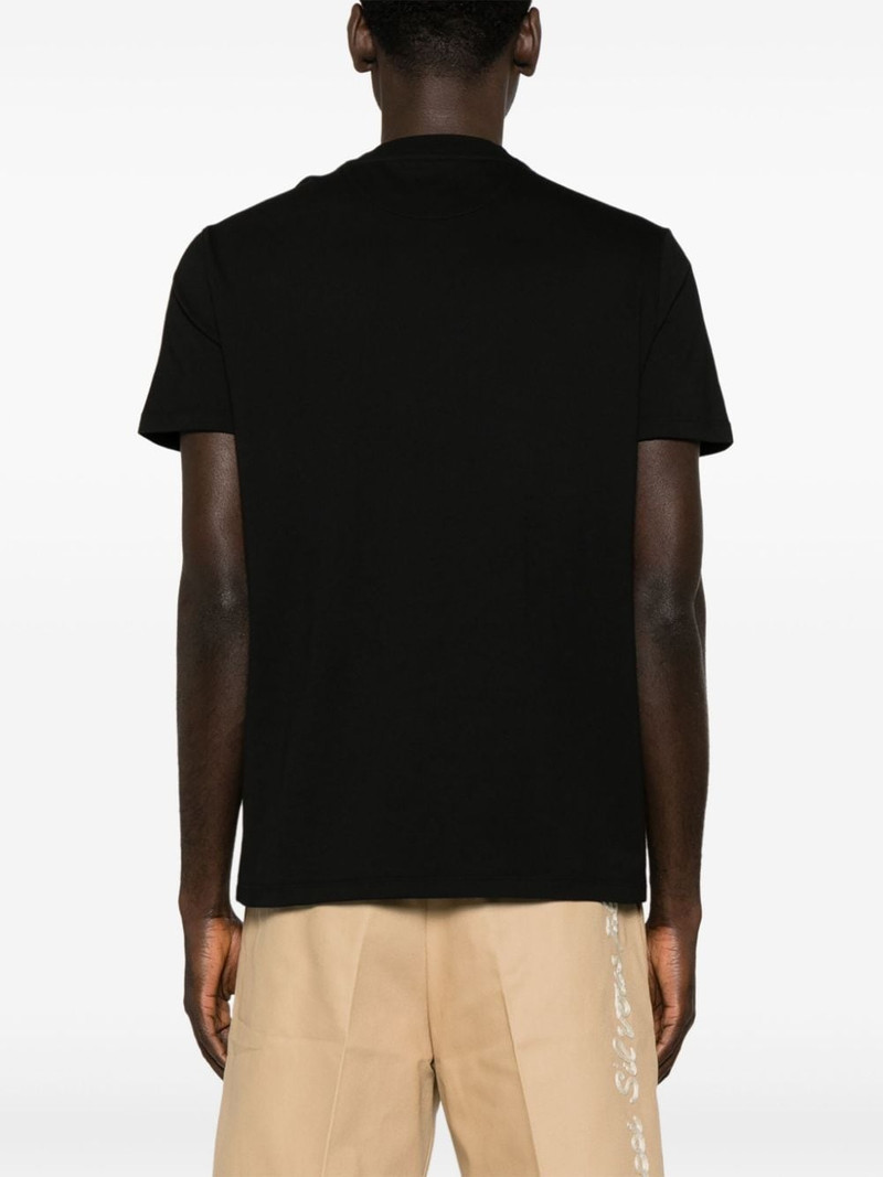 logo-patch cotton T-shirt 4