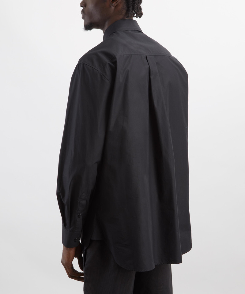 Black Frill Flower Easy Shirt 4