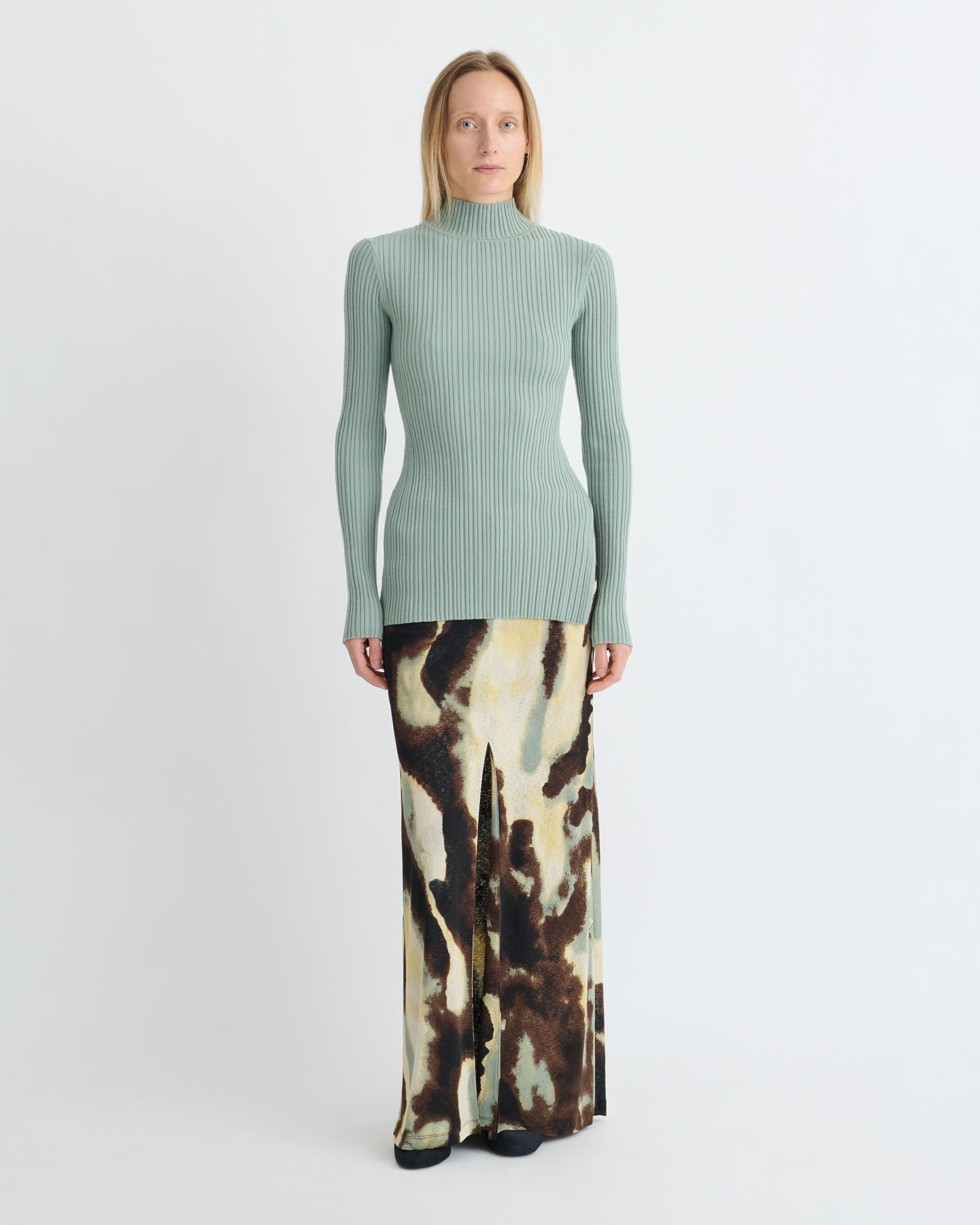 Fine Merino Rib Long Sleeved Top - 3