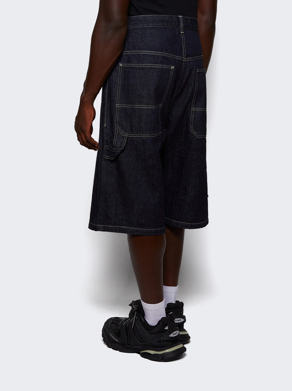 Hip-hop Shorts Japanese Blue - 4