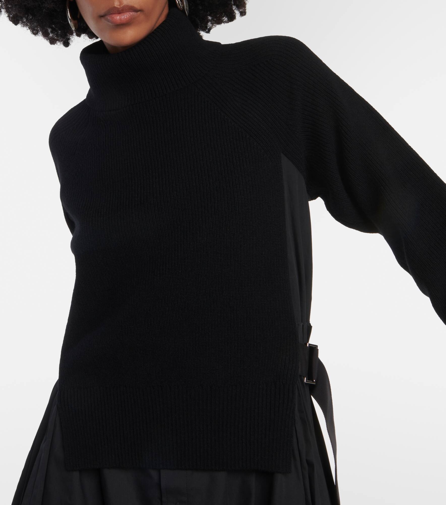 Turtleneck midi dress - 4