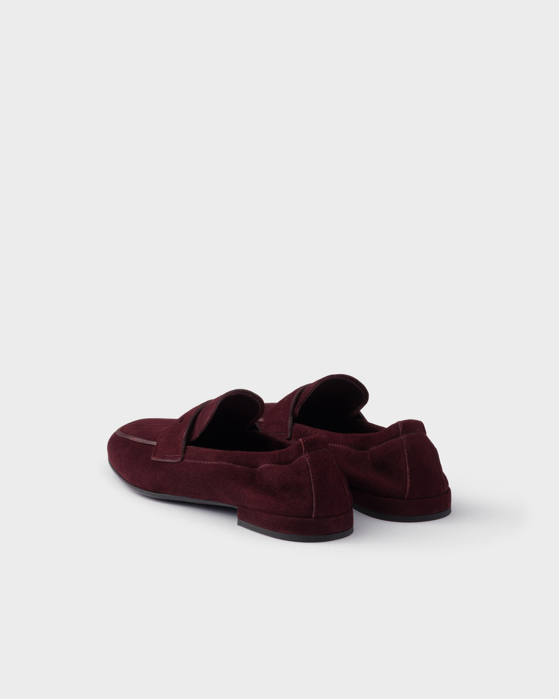Shuffle antiqued suede loafers 4