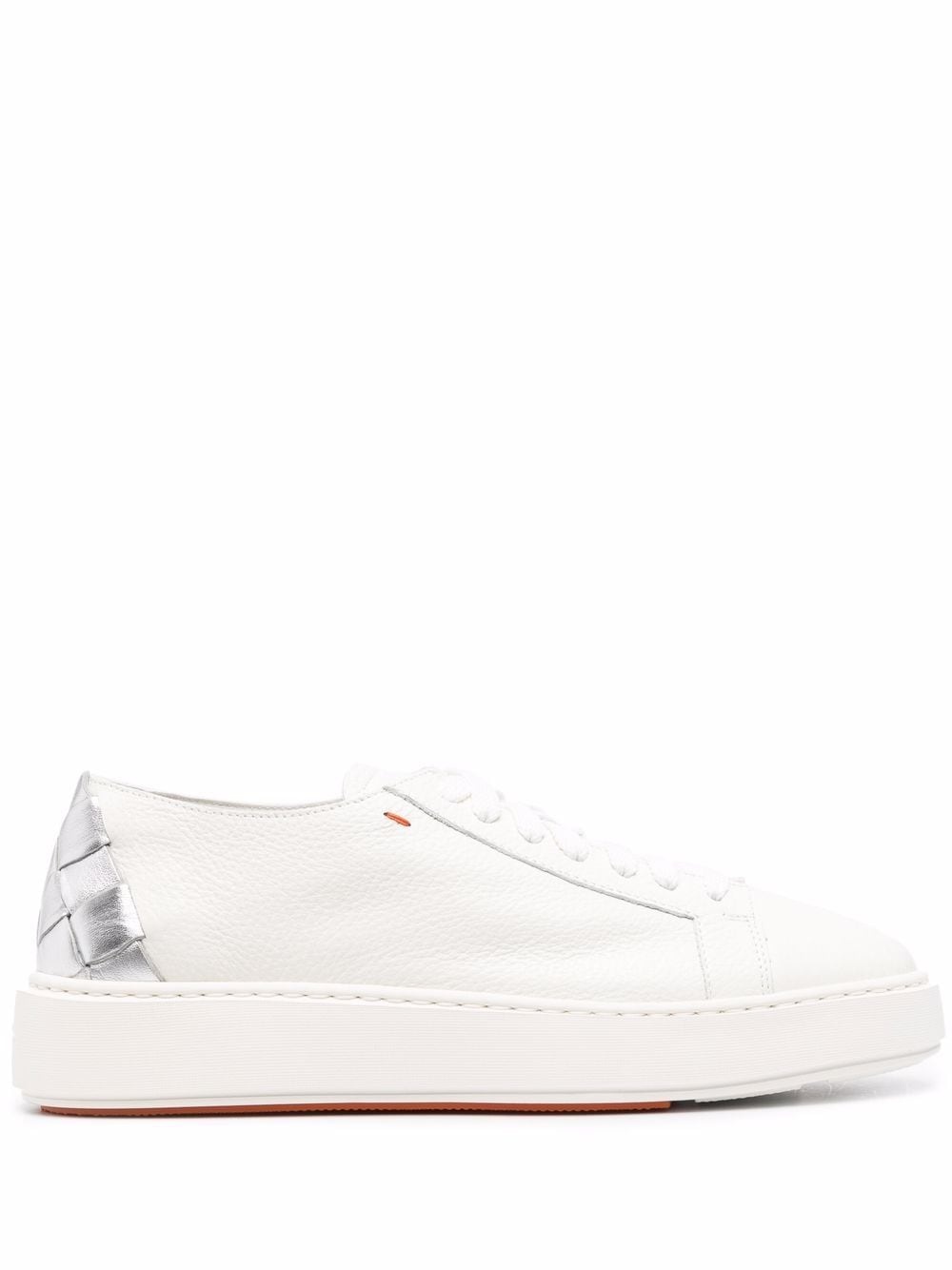 Derby leather low-top sneakers - 1