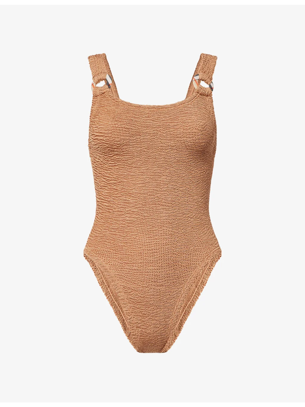 Burberry x Hunza G Domino Check-Trim Swimsuit and Scrunchie Set - 1