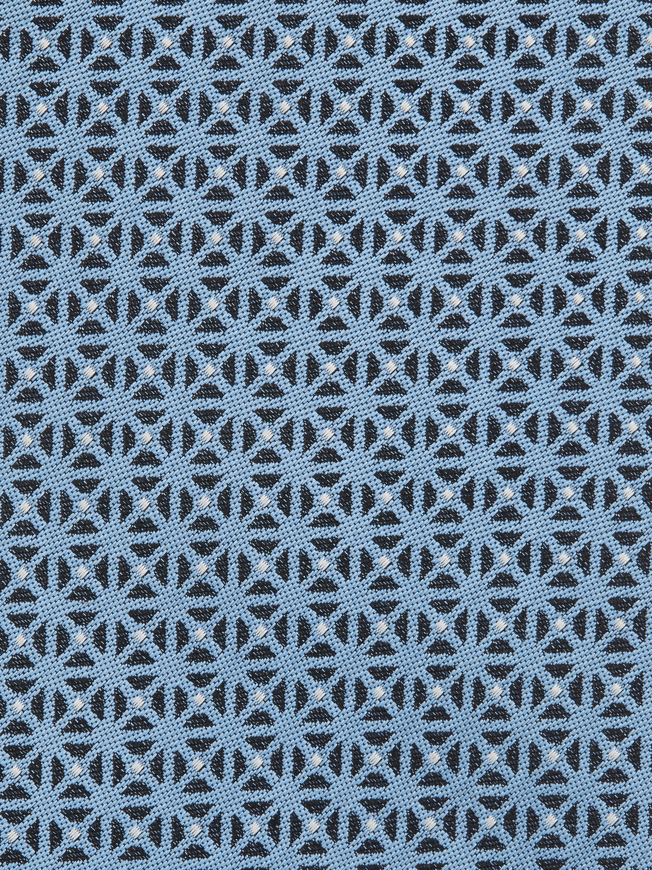 LIGHT BLUE SILK TIE - 2