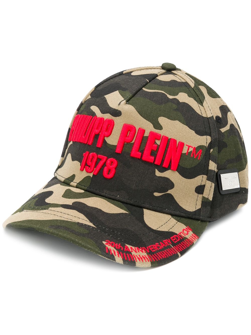 camouflage print baseball cap - 1