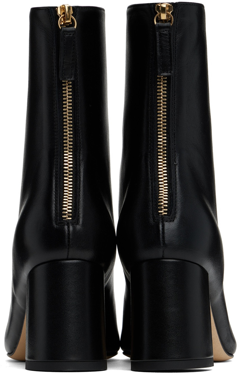 DEAR FRANCES Black Cube Boots outlook