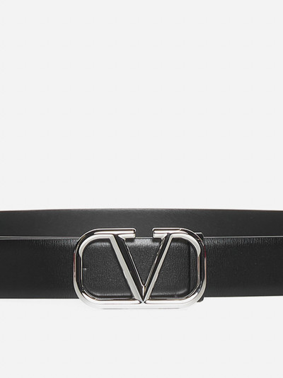 Valentino VLogo Signature leather belt outlook