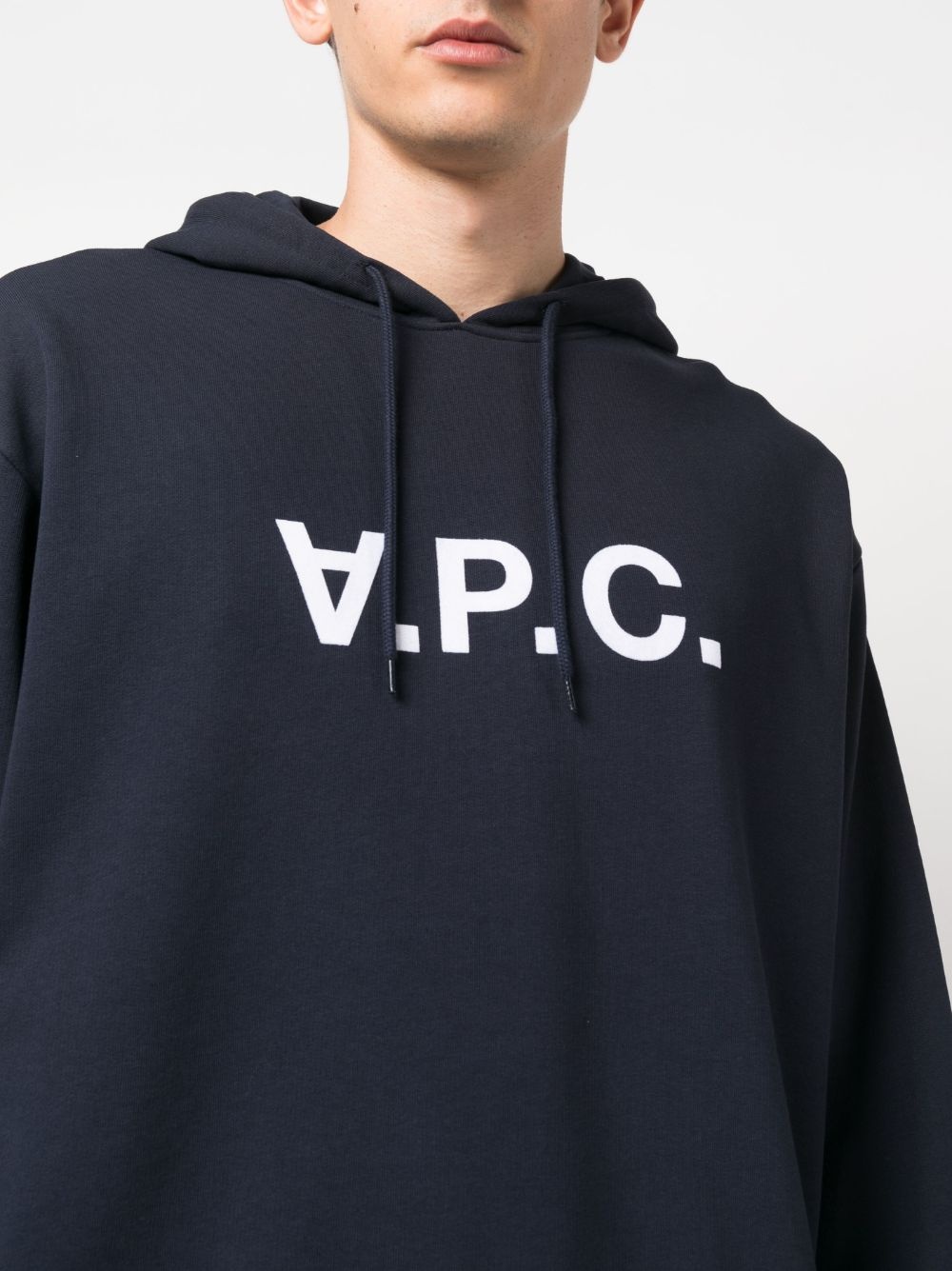 Milo logo-print organic-cotton hoodie - 5