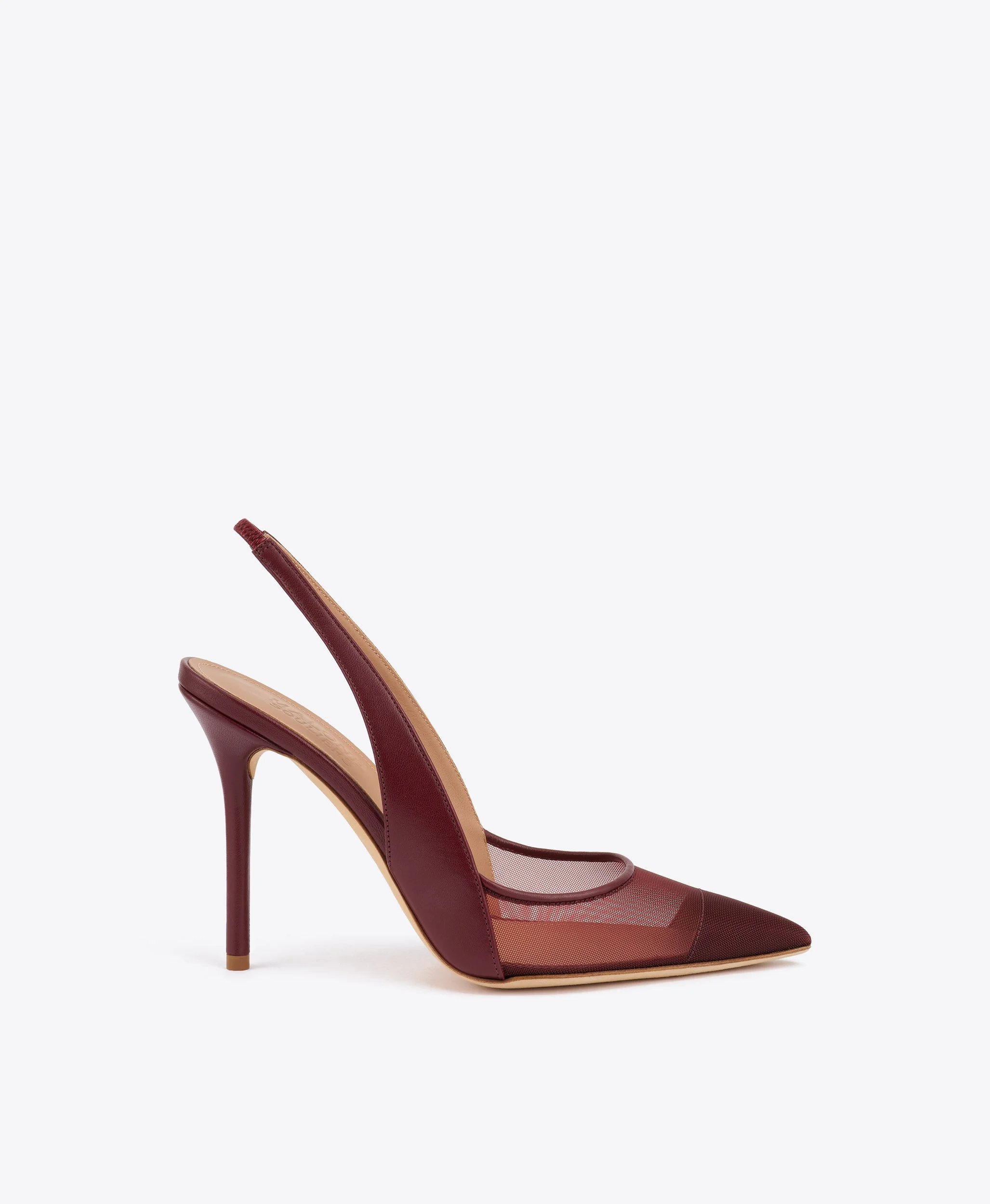 Arc 100 Burgundy Leather Slingbacks - 1