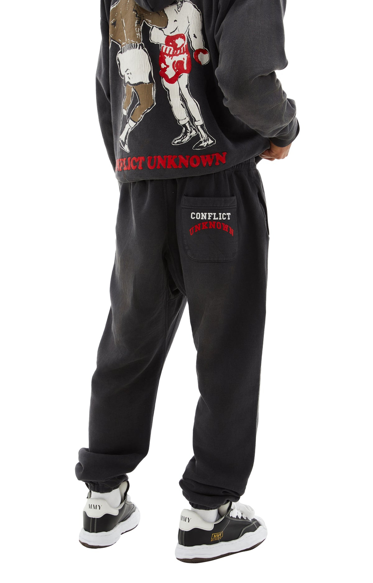 SAINT TEARS STRUGGLE SWEATPANTS (BLACK) - 4