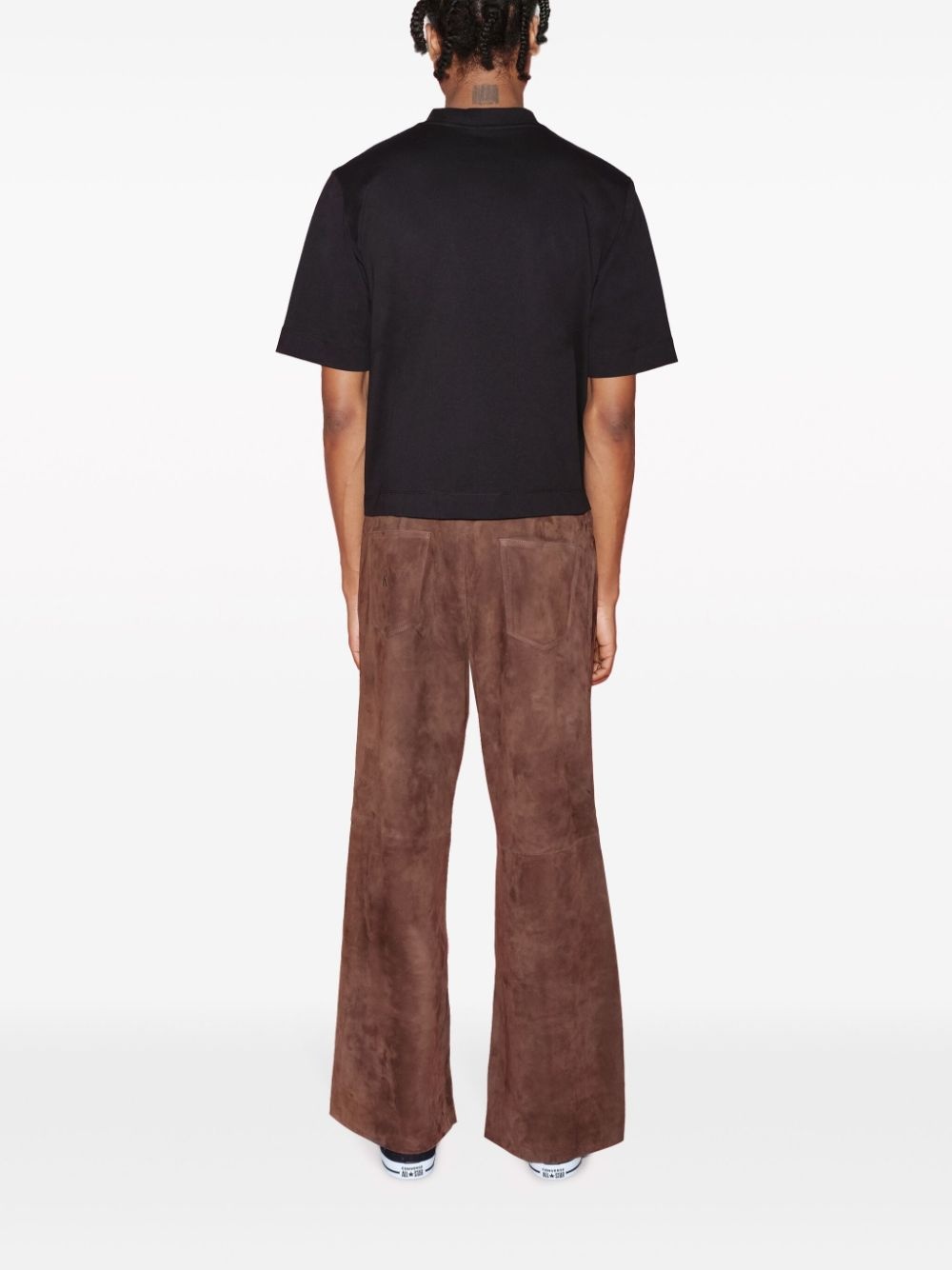 x Violet Getty cropped T-shirt - 5