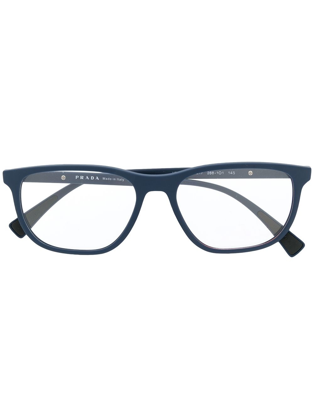 square-frame glasses - 1