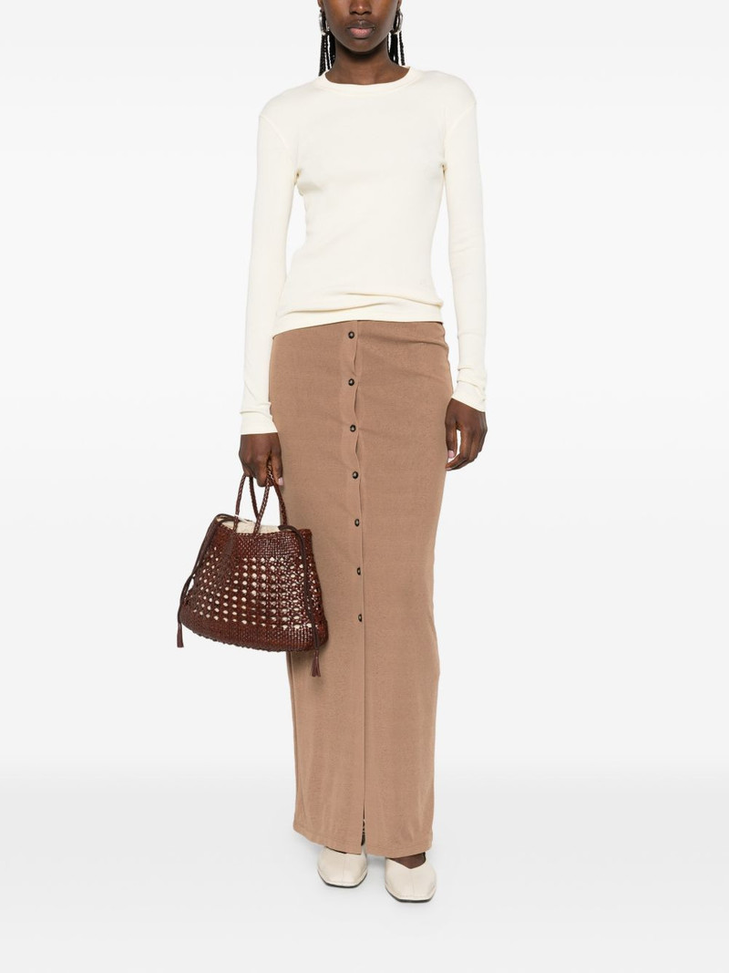 Nanushka button-down maxi skirt outlook