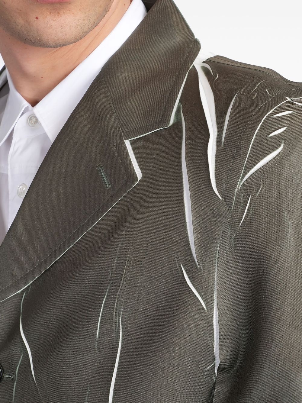 contrasting-detailed blazer - 5