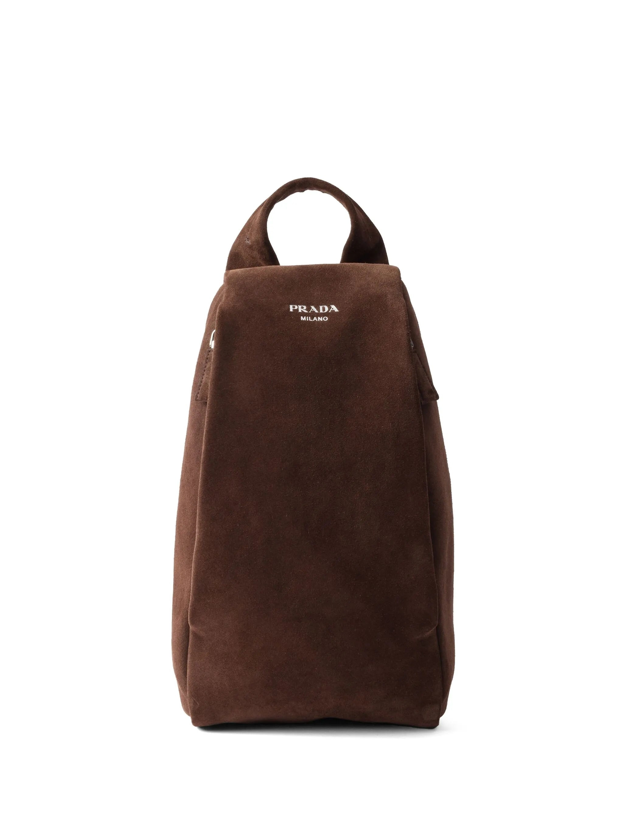 suede backpack - 1
