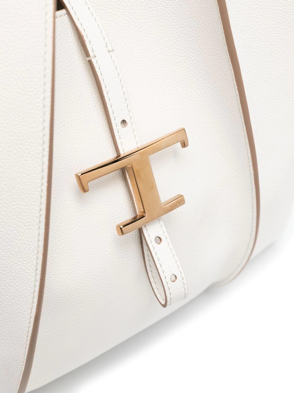 medium leather tote bag - 4