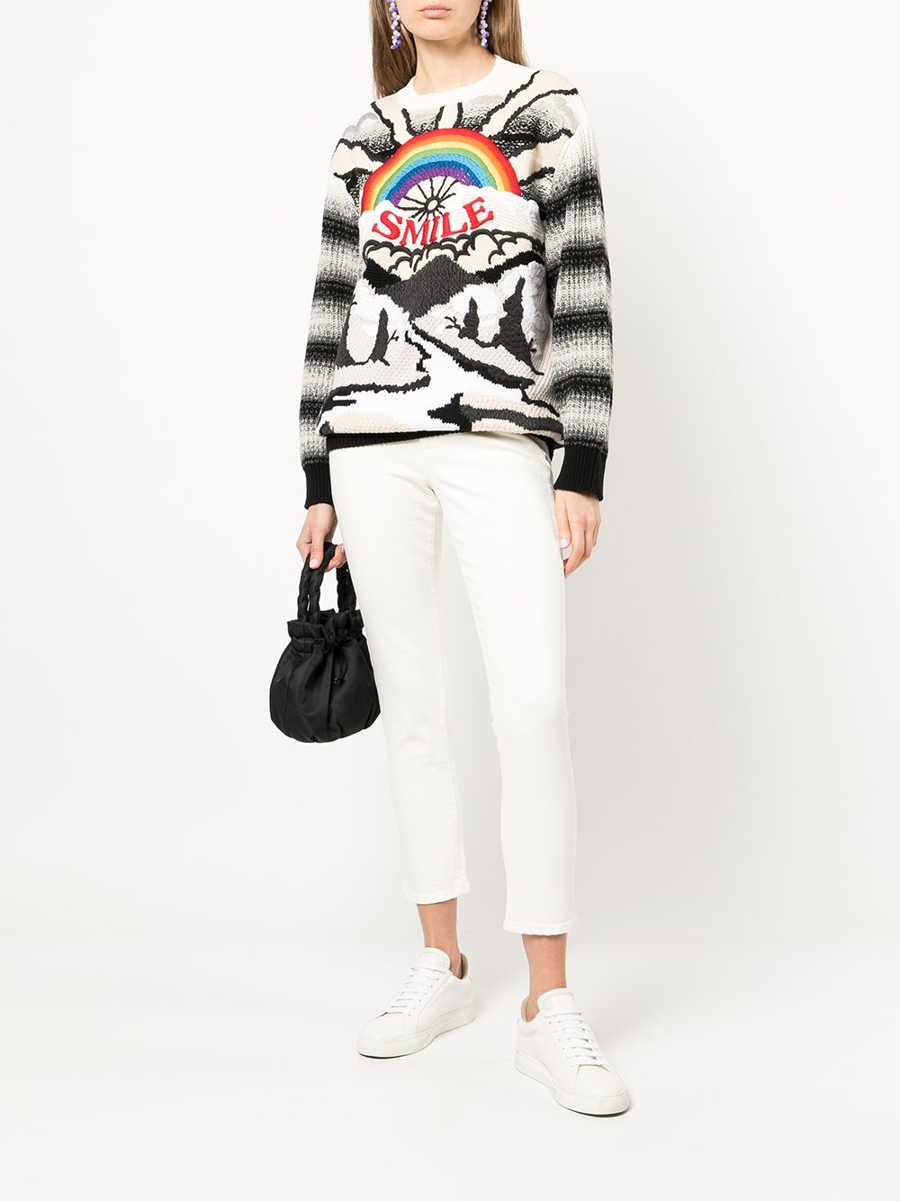 slim cropped jeans - 2