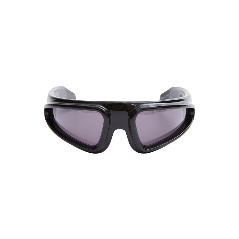 Rick Owens DRKSHDW SHINY RIDE SUNGLASSES (BLACK) outlook