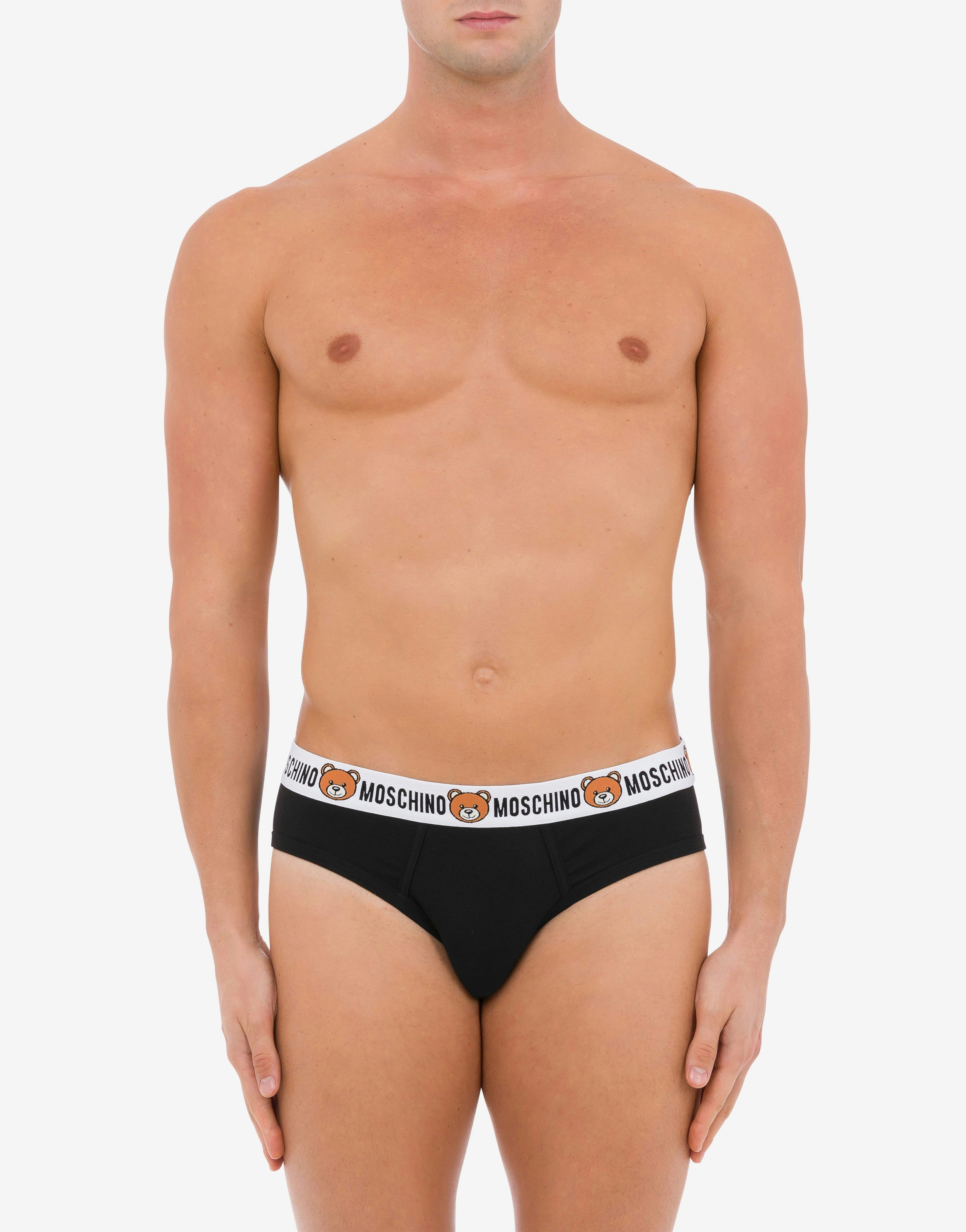 TEDDY ELASTIC BAND SET OF 2 BRIEFS - 2